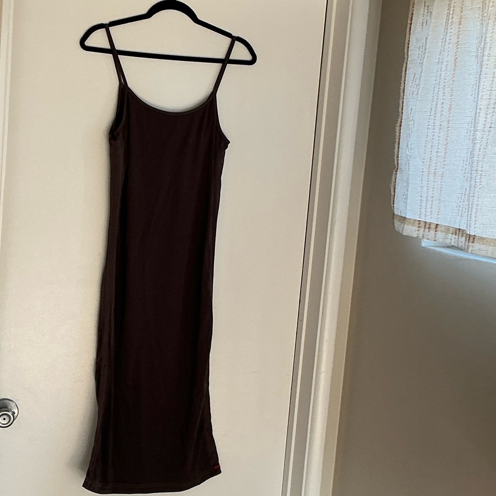 Hard Tail Brown Midi Dress